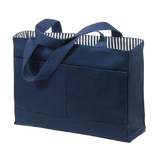 Double Pocket Canvas Tote